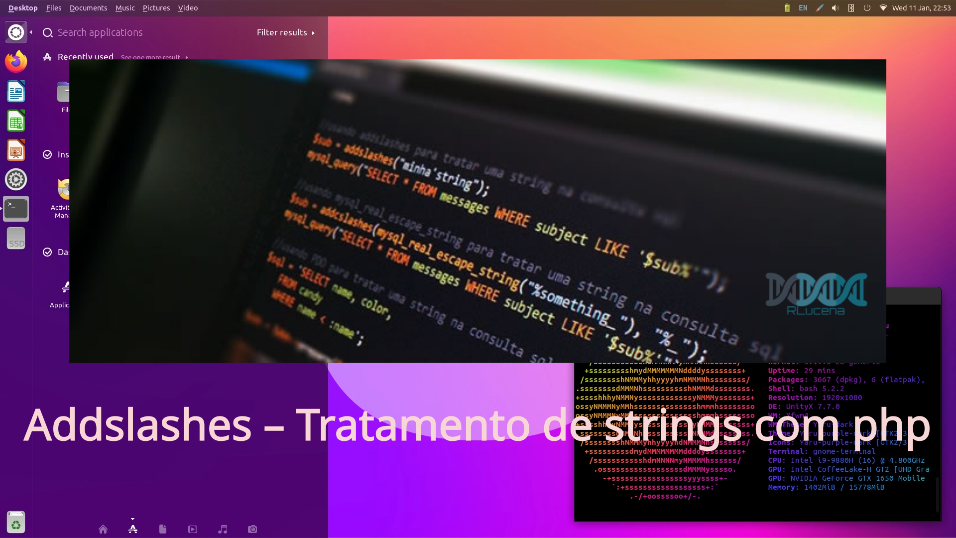 Addslashes – Tratamento de strings com php